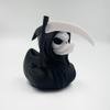 Grim Reaper Gothic Ente - Bausatz, Einzigartige Gothic-Geschenke und Sammlerstücke, Neuartige Dekorationen, Dunkle satanische böse Entenfigur für Schreibtisch-Wohndekor