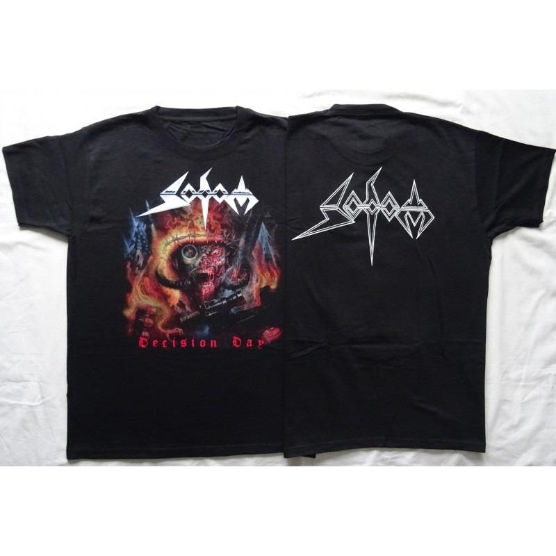 

Sodom Decision Day Men s T-Shirt Short Sleeve Cotton Tees Vintage Metal Band Tops Y2k Brand T-shirt Summer Men Women Clothing S