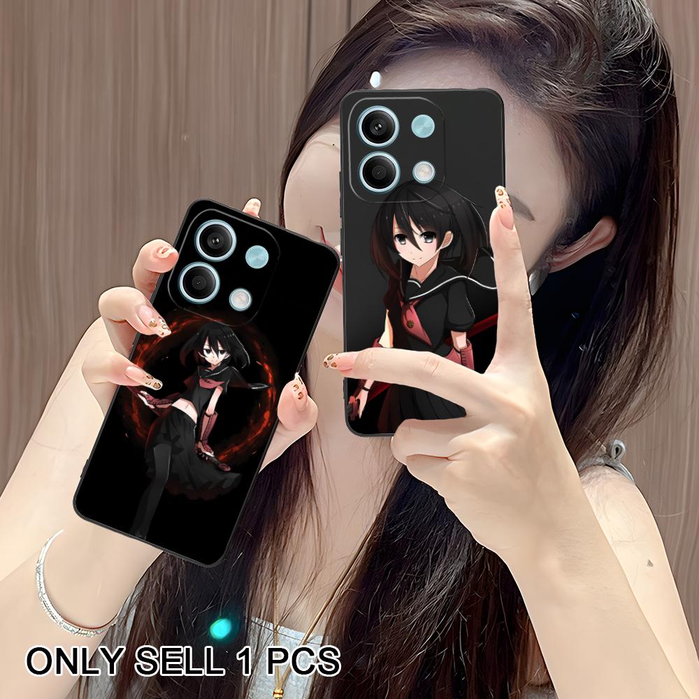 Akame Kurome Matte TPU Mobile Phone Case for POCO M7 M6 M5 M4 M3 X7 X6 X5 X4 X3 Pro GT 5G Colorful Printing Cover