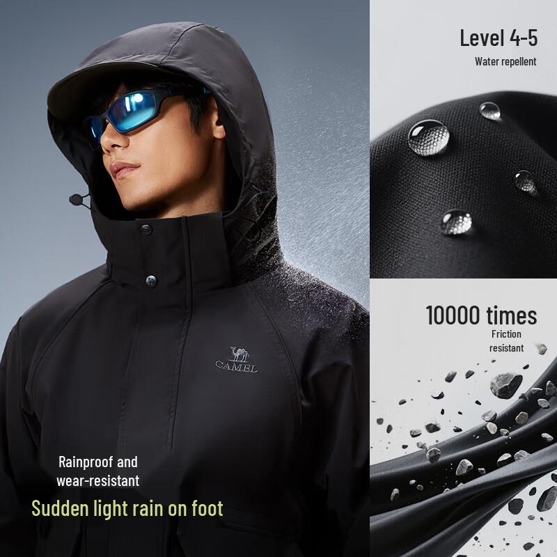 CAMEL Men's Water-Repellent Windproof Outdoor Workwear Jacket M15CA6V071