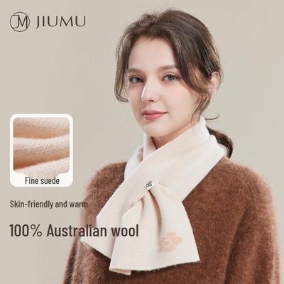 Bufanda de Invierno 100% Lana para Mujer