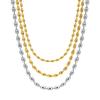 Women's Fashion Rugby Beads Chain Chokers Necklaces, Gold Color Stainless Steel Collar Necklace Gifts Jewelry To Girls Lover