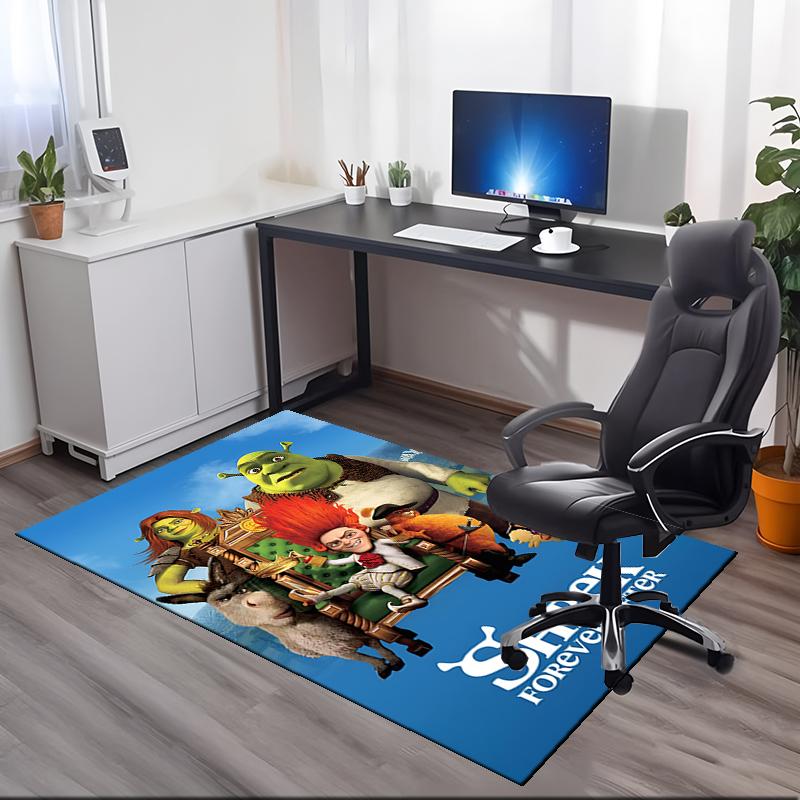 Shrek Bedruckter Teppich für Bürostuhl Wohnzimmer Schlafzimmer Küchenraum Dekoration Geschenke
