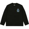 Palace Lock In Long-Sleeve Black Unisex Tops P29LS026