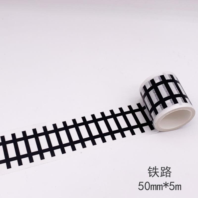 Children's Transportation DIY Road Rail Track, Road Tape and Paper Tape Pack