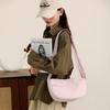 Neue Nylon Umhängetaschen Große Kapazität Koreanische Vereinfachte Schultertasche Leichtgewichtige Einfarbige Knödeltasche Reise