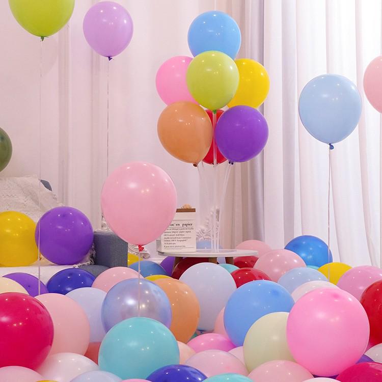 "Non-toxic Macaron Color Balloons - Multiple Colors for Event Decoration"