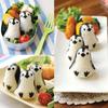 Bento Tool Sushi Nori Punch Pad Penguin Panda Sushi Maker Mold Sandwich Rice Ball Mould 1 Set Kitchen Cooking Tools