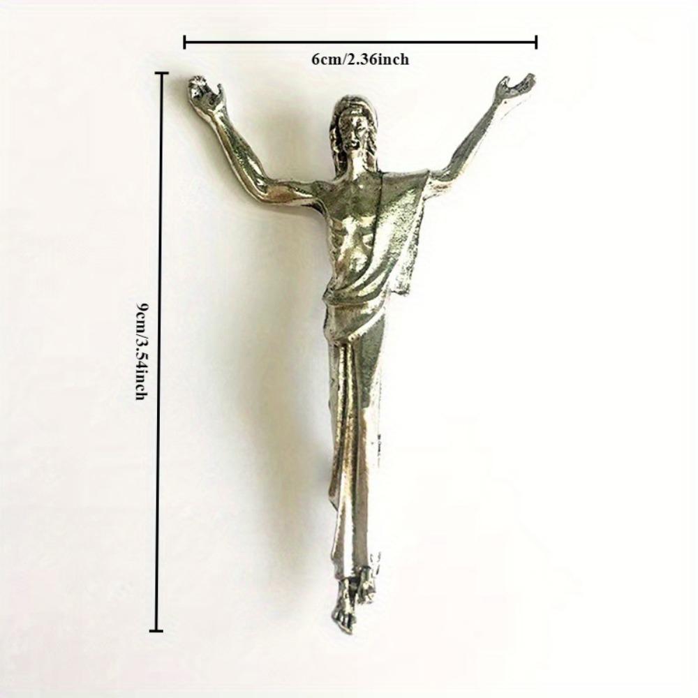15 st/set Katolsk Juesus DIY Statyer Cruz Trä 14 Såriga Vägar Status Kristus Zinklegering Tillbehör Bön Hemdekoration