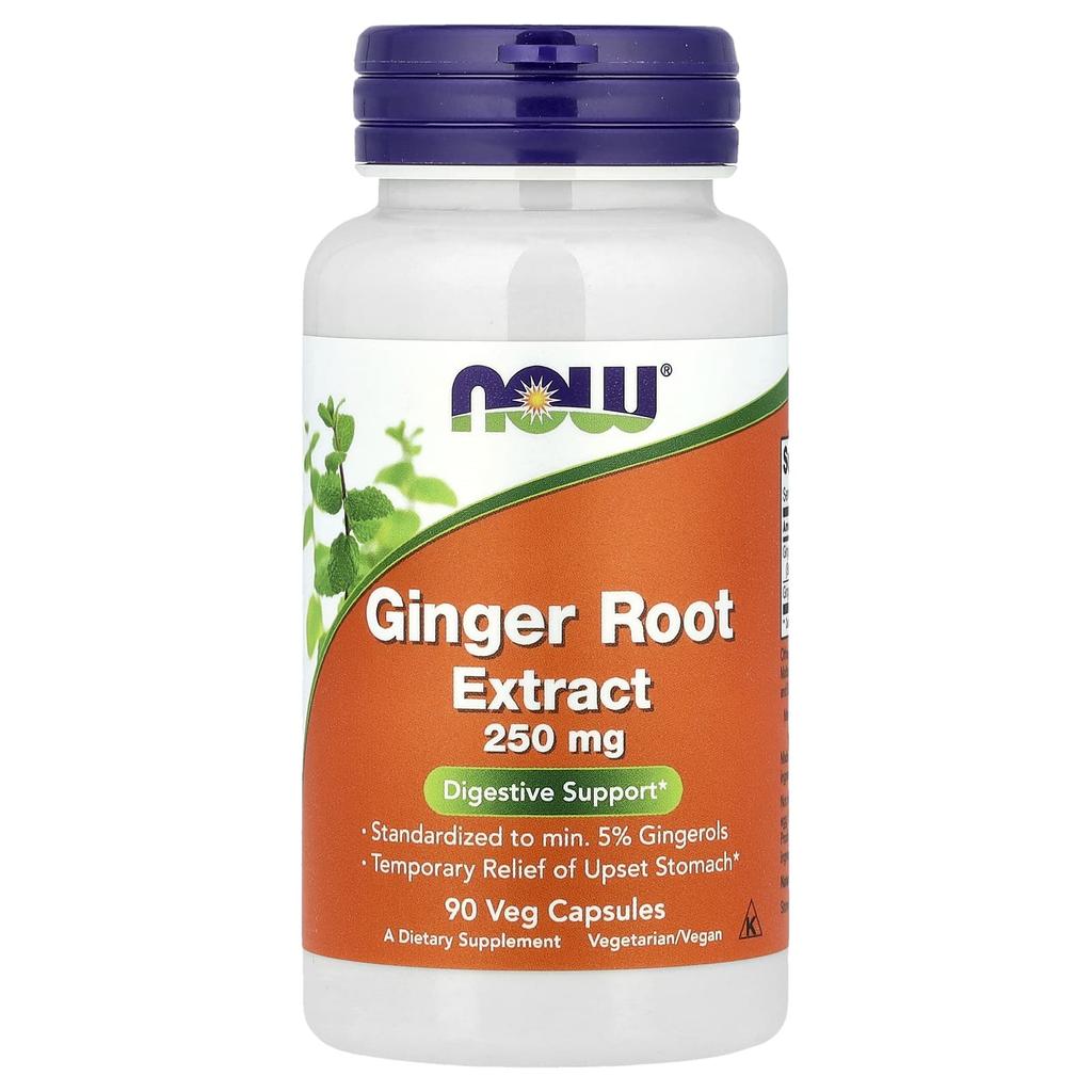 Ginger Root Extract, 250Mg, 90 Veggie Caps