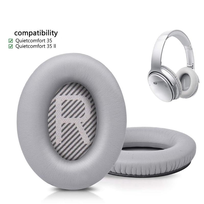 Qualified Replacement Leather Repair No Pressure Sponge Cover for Bo-se QC35 Headphone Cover Isolate Noise