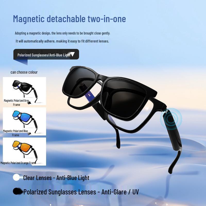 Bluetooth Smart Polarized Sunglasses: Music & Call-Enabled
