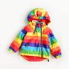 Children's Velvet Ski Jacket – Windproof, Hooded Fleece for Spring & Autumn, Trendy Design for Kids