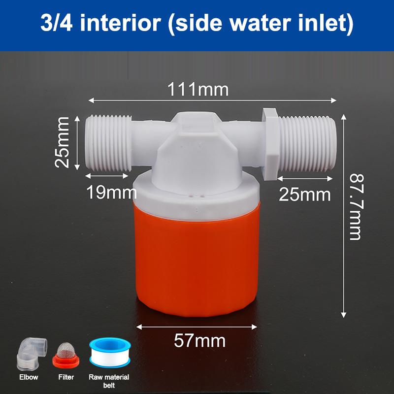 1/2" 3/4" 1" Automatyczny Kontroler Poziomu Wody Zawór Pływakowy Do Zbiornika Wieży Basenu Zawór Stopowy Wlotowy Automatyczne Odcinanie Mini Zawór Pływakowy