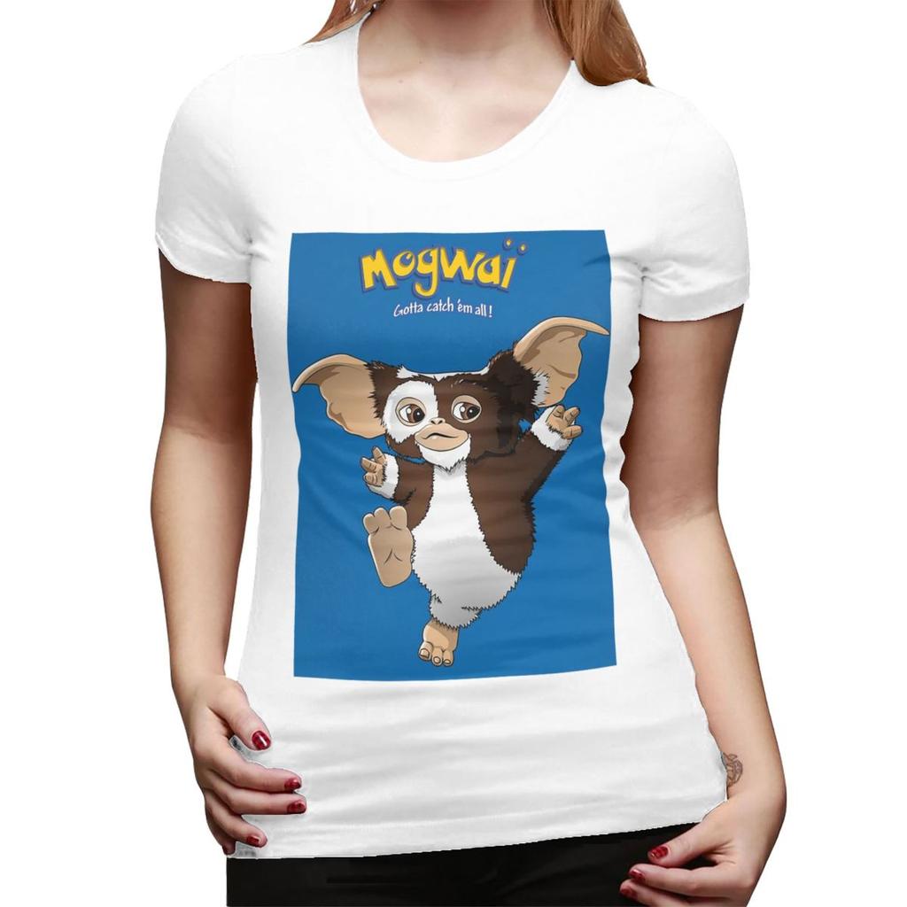 Gizmo The Little Mogwai TShirt for Women Round Neck Streetwear T Shirts Womens Tees Short Summer Clothes Tops