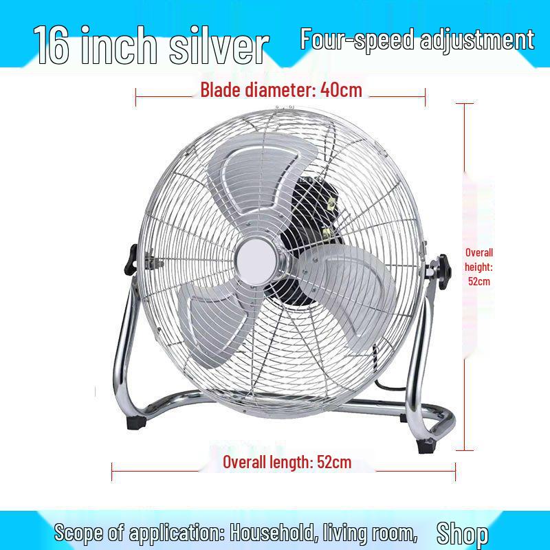 High-Power Multi-Use Fan: Powerful Table, Floor, and Desktop Fan for Home and Industrial Use