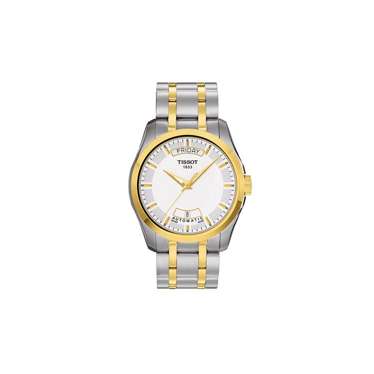 

TISSOT Kutu Collection Automatic Mechanical Movement Men s Watches Watch 39mm White Dial Stainless Steel Case T035.407.22.011.00 White Dial Steel Band