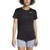 Nike Regular T Shirt Women's Black (Unisex) T-Shirts AQ3210 010