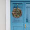 Spring Wreath - Handcrafted Outdoor Home Accent