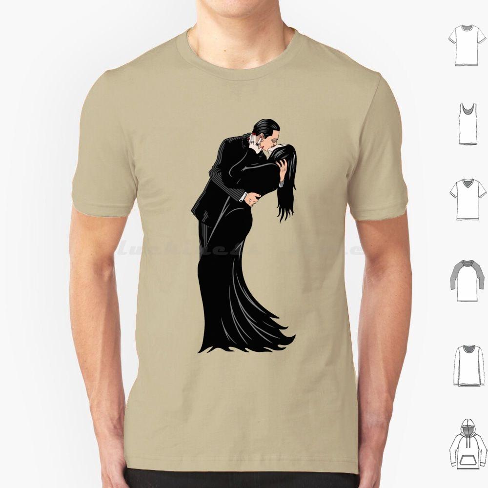 Cara Mia T Shirt Cotton Men Women DIY Print Romance Love Kiss Gothic Emo Addams Gomez Morticia Horror Halloween Scary Cara Mia