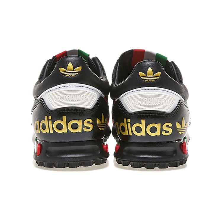 Adidas Originals La Trainer 2.0 Running Sports Non-Slip Wear-Resistant Low-Top Lifestyle Casual Shoes Unisex Sneakers Bright-Black EH3556