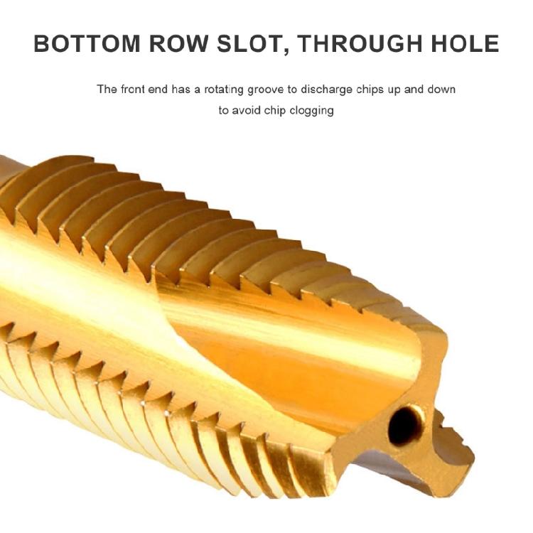 Machine Taps With Integrated Drilling And Threading Functions For High Speed Stainless Steel Reduced Friction And Wear