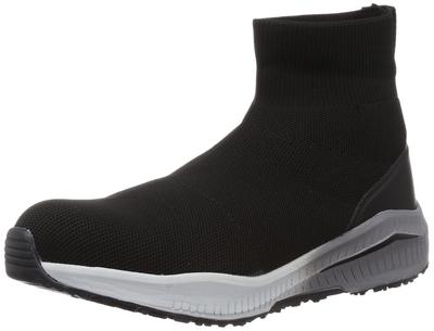 Safety Sneakers Work Shoes Marugo Boot Type Ventilation High Resilience Steel Toecap JSAA Class A Mandom Knit SOC 203 Unisex Adults Black Cm 3E