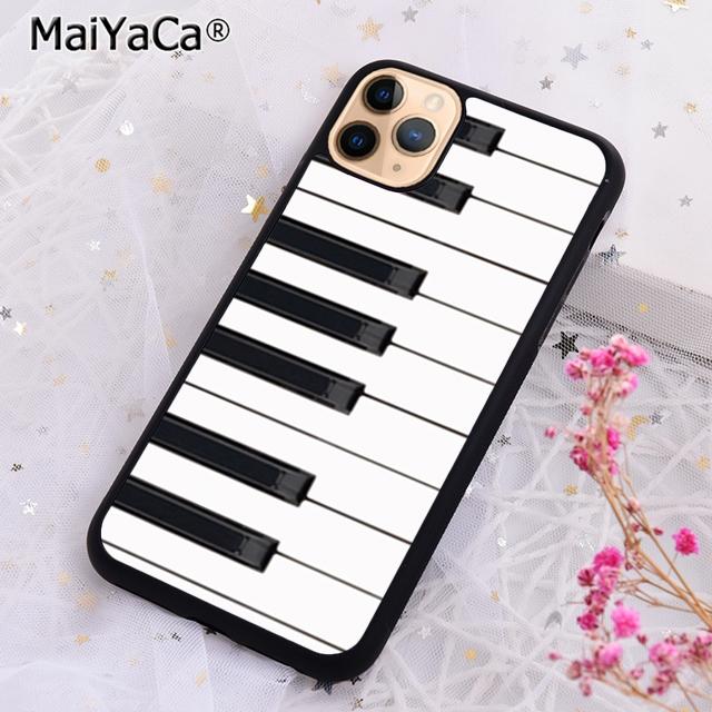 

Piano Keys Keyboard Design Style Phone Case For iPhone 17 Air 16 pro max 15 14 plus 12 13 Shell Cover coque iPhone 12or12pro