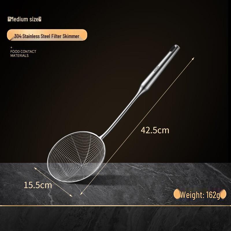 304 Stainless Steel Long Handle Wire Mesh Skimmer
