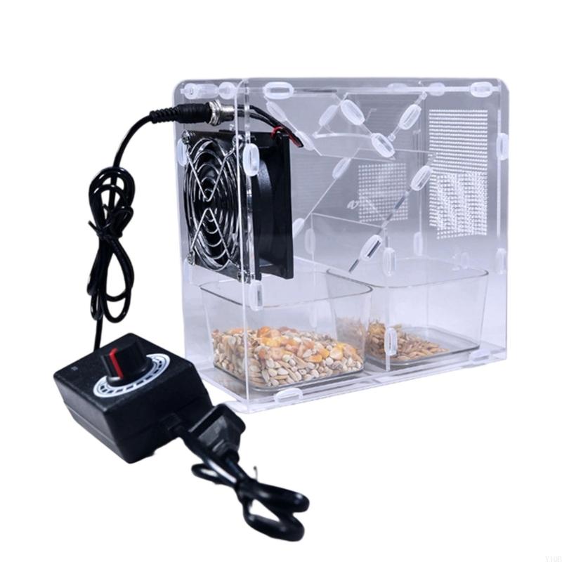 

Efficient Bird Shell Blower Adjustable Speed Controllor Fan for Various Grains Easy Maintenances Feeding Supply Set 1