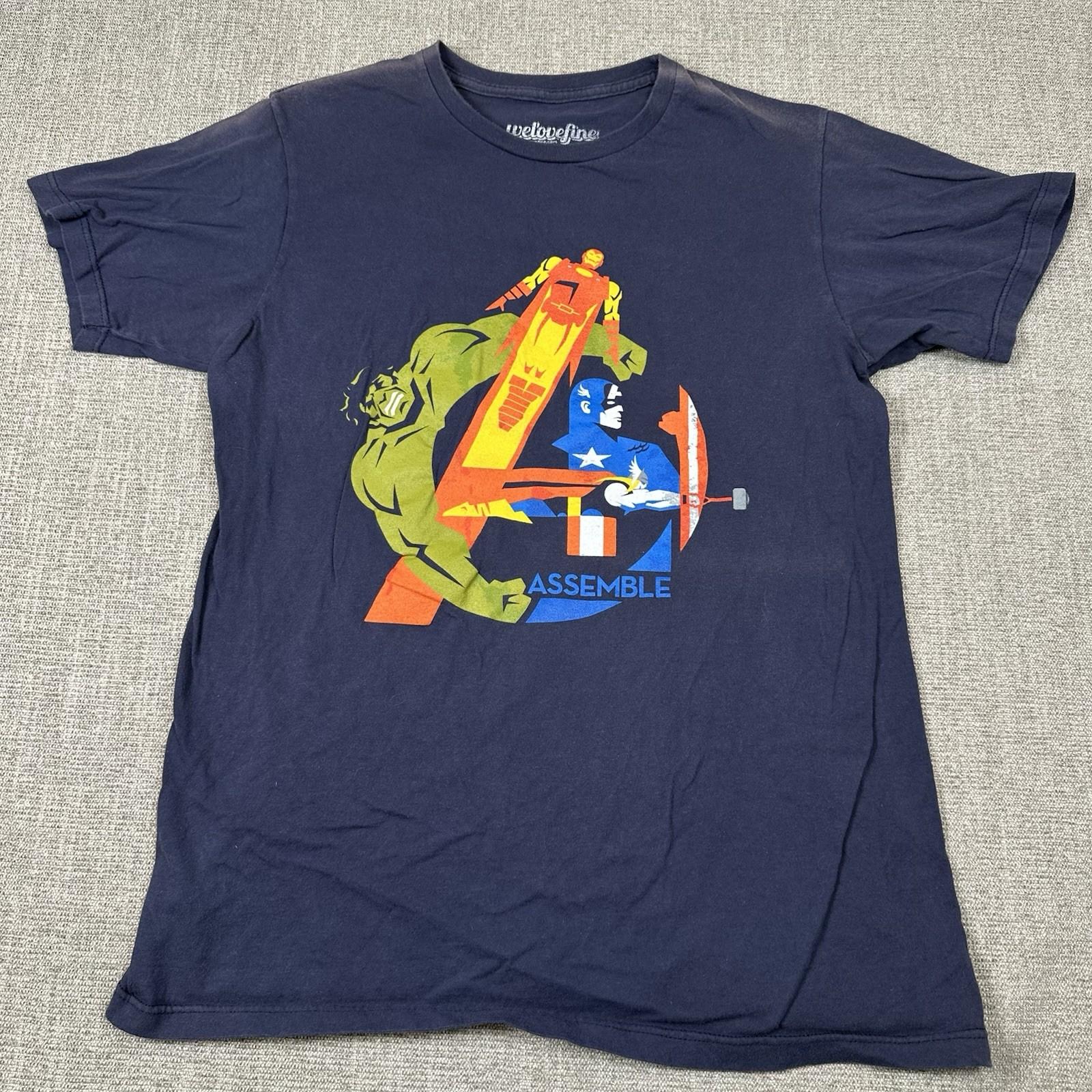 Marvel Comics We Love Fine Avengers Age Of Ultron Retro Graphic Tee Medium READ S разноцветный