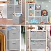 Foldable Non-woven Storage Box Fabric Closet Clothes Organizer