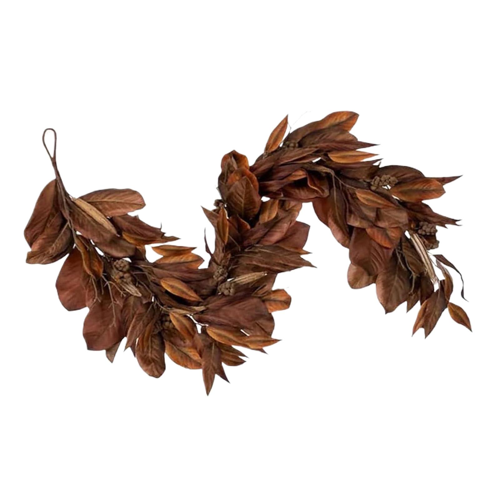 

Fall Garland Magnolia Brown s Wreath With Pine Cones Year-Round Beauty Brown s Garland