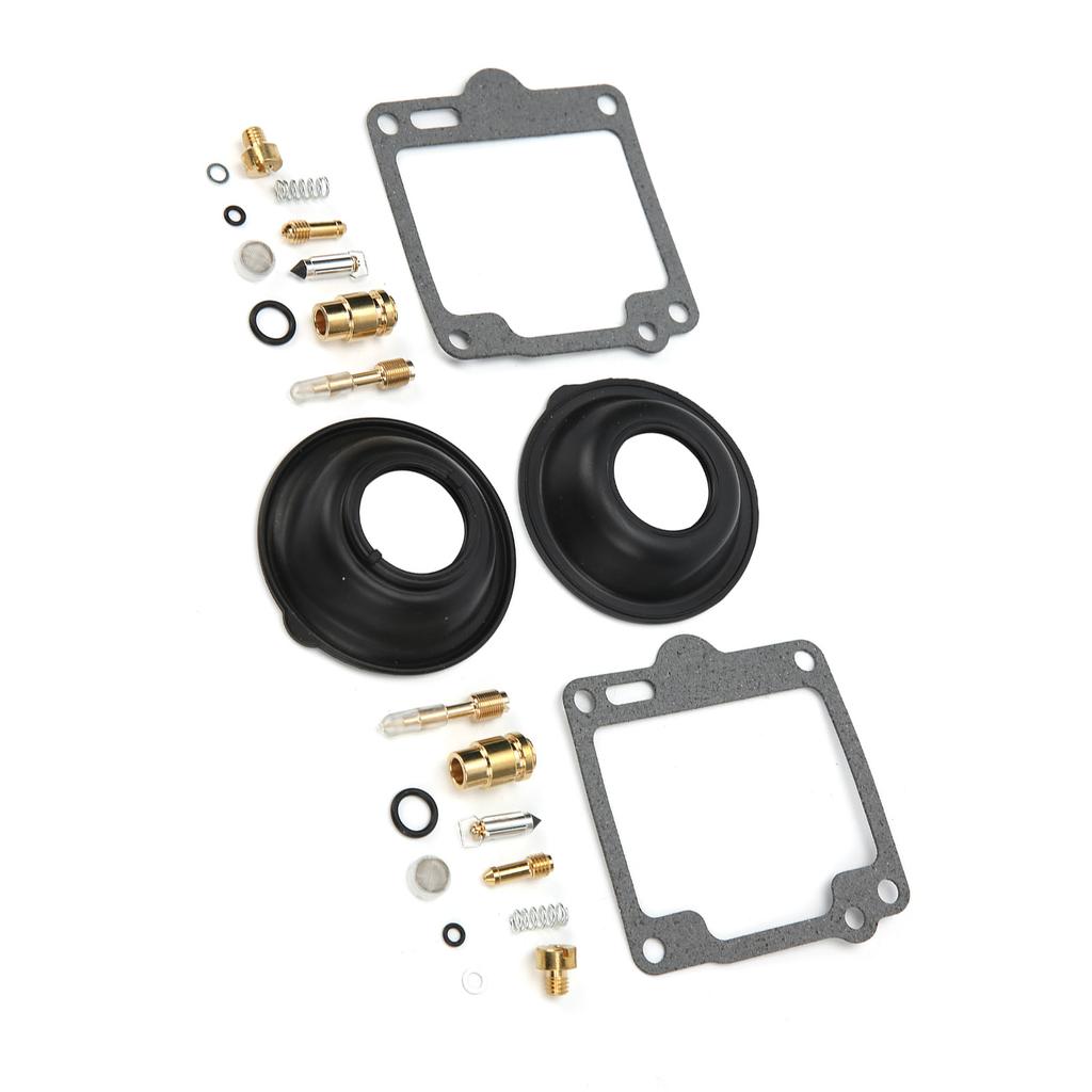2 Sets Carburetor Rebuild Kit Carb Overhaul Repair Fit for Yamaha XV1100 Virago K&L 19881999