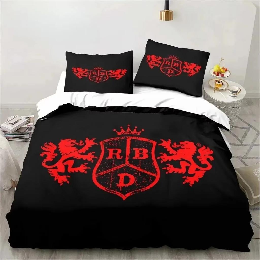3D Print Music Band RBD Bedding Set Duvet Cover Comforter Bed Set Quilt Cover Pillowcase,King Queen Twin Size Boys Girls Adult
