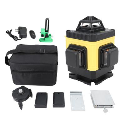 16 Line Level 3 Degree Self Leveling High Visibility Green Beam IP54 Waterproof Laser Line Level Tool