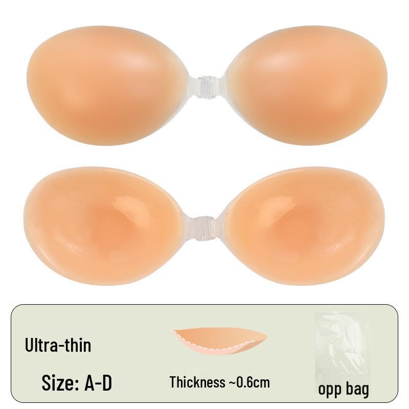 

Силиконовые бесшовные накладки на соски пуш-ап для европейских и американских свадебных и вечерних платьев C