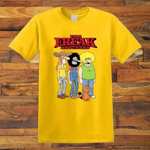 The Fabulous Furry Freak Brothers Men s Yellow Size S to 5XL XL