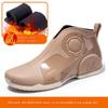 Men's Fashion Ankle Rain Shoes 2024 Winter Outdoor Waterproof Work Shoes Fashion Short Boots Car Washing Rubber Men's Shoes