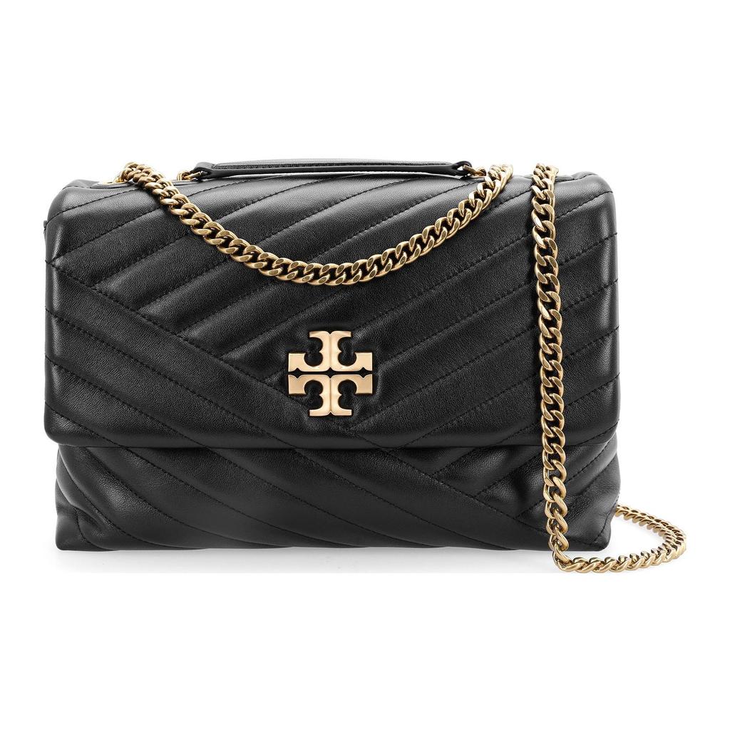 Tory Burch Kira Acolchada Cuero Cadena Correa de Hombro Bolso Cruzado de Cuero Grande Bolsos para Mujer Negro 90446-001
