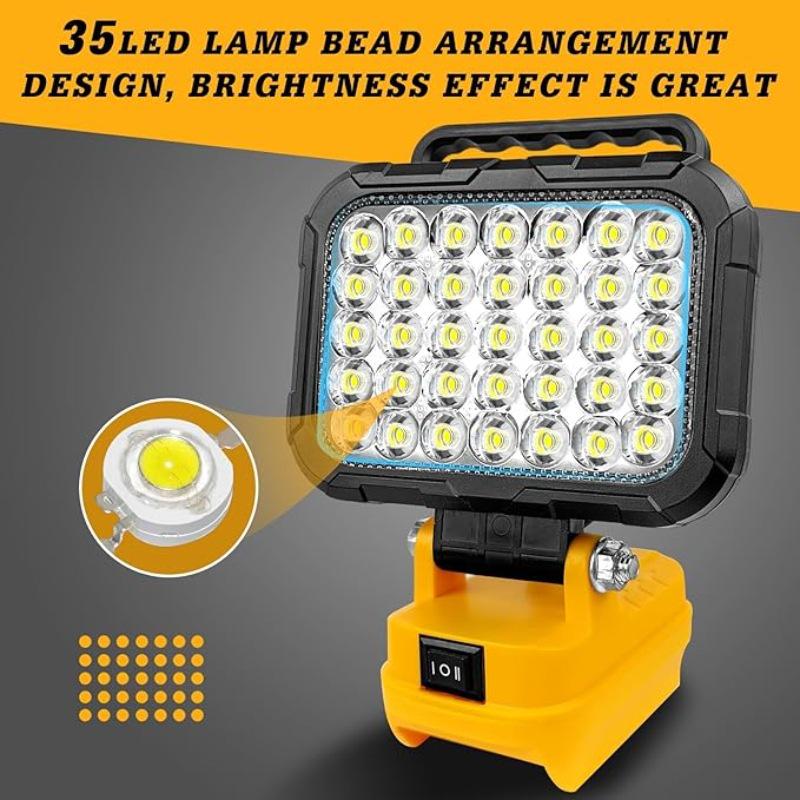 Cross-Border Multi-functional Handheld Outdoor Lamp - Long Battery Life, Lithium-Compatible, Ideal for Emergency Repairs
