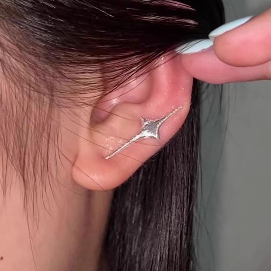 Earrings Fresh Temperament Mermaid Love Alloy Stud Earrings Niche Design High Sense Light Luxury Earrings Tide