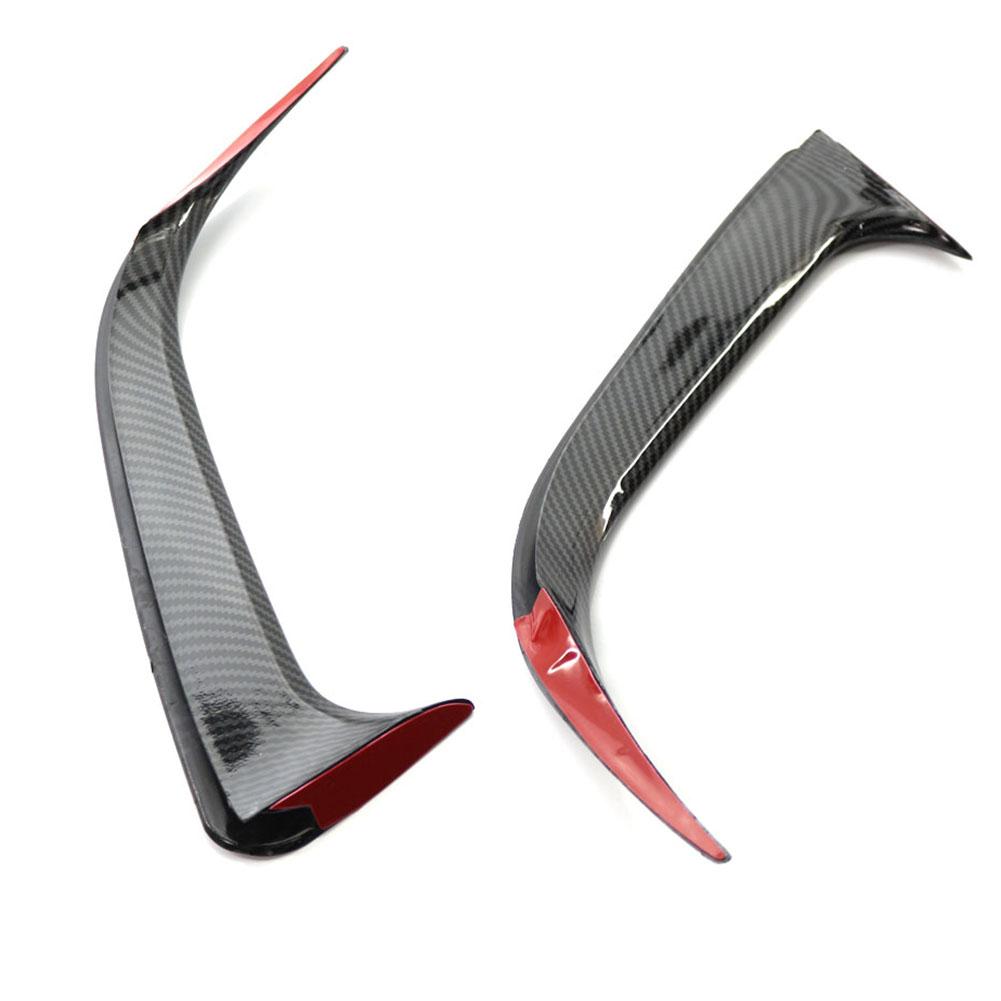 Glanz Schwarz ABS Kunststoff Hinten Stoßstange Lip Spoiler Canards Vents Für Mercedes-Benz CLA 45 AMG W117 250 200 2014-2018