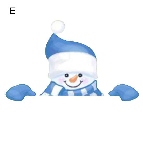 

Санта-Клаус забор Peeker влагостойкий прочный праздничный окружающий 3D садовый двор снеговик эльф забор Peeker для вечеринки