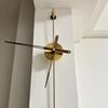 Modern Large Wall Clock Living Room Spain Wood Clocks Art Individual Watches Noiseless Interior Ornaments Minimalist Decoration