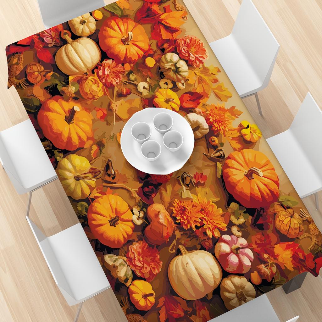 Herfstbladeren Rechthoekige Tafelkleed voor Tafeldecoratie Feest Waterdicht Herbruikbaar Tafelkleed voor Tafels Keuken Eetkamer