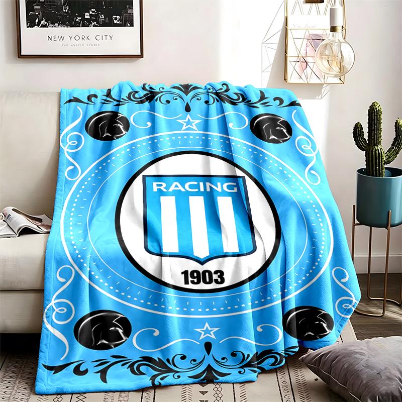 Racing Club de Avellaneda Theme Blanket Suitable For Beds Sofas And Camping Perfect For Both Men And Women Comfortable Bedding All Year Round