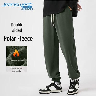 Jeanswest Herren Verdickte Fleece Jogginghose