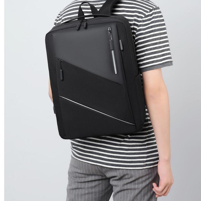 Men's Backpack Travel Business Trip Laptop USB Charging Interface Simple Multi-function Bag Daypacks Women Leisure Large Capacity