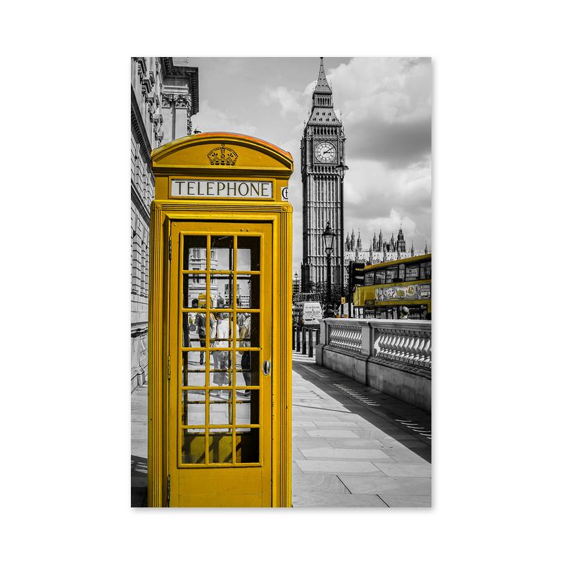 City London Paris Landscape Canvas Paintings Nordic Posters and Prints Wall Art Pictures for Living Room Home Decoration